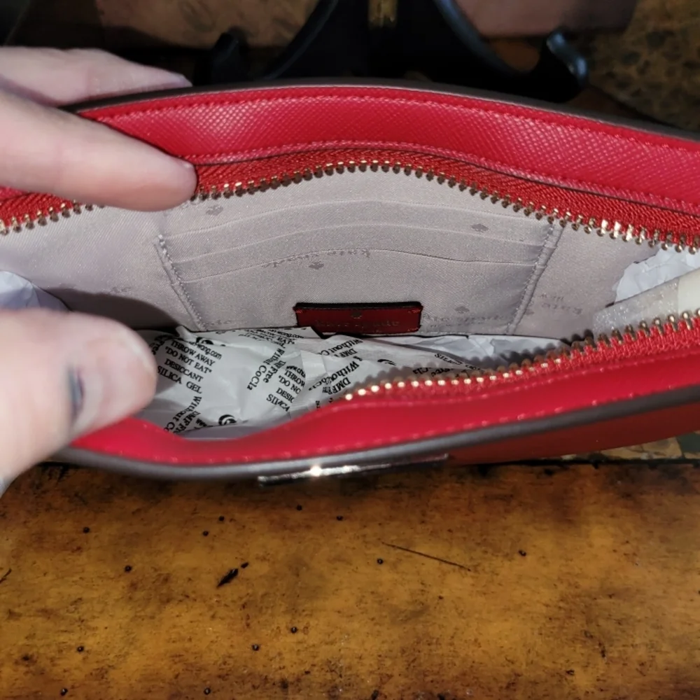 Kate Spade Red Handbag NWT - Picture 7 of 9